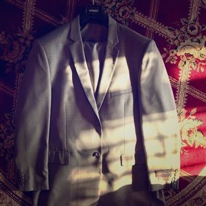 Men’s Vitali beige 2 piece Suit